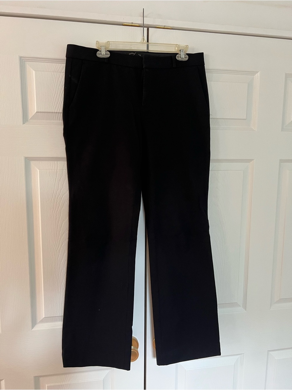 Banana Republic Black Women's Flare Trousers - Sleek Workwear